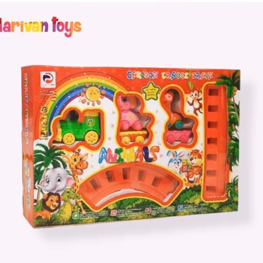 اسباب بازی قطار چراغدار موزیکال نشکن سایز 1 فانی

