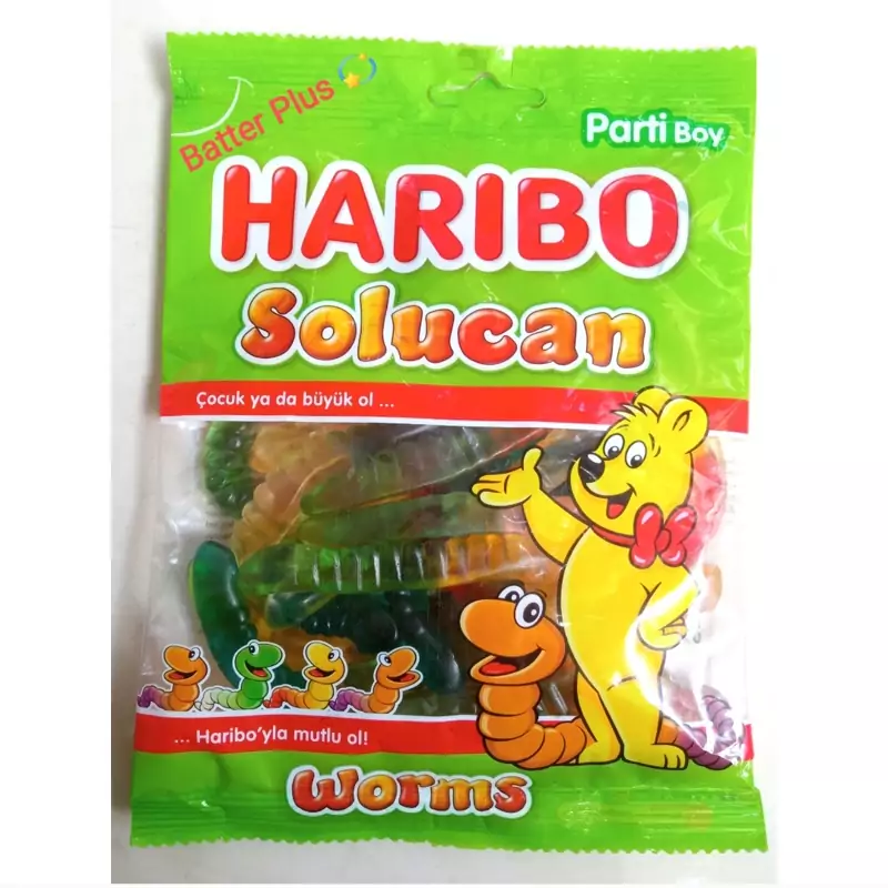 پاستیل هاریبو Haribo طرح Solucanبسته ی 160 گرمی  ترکیه | amazonchi