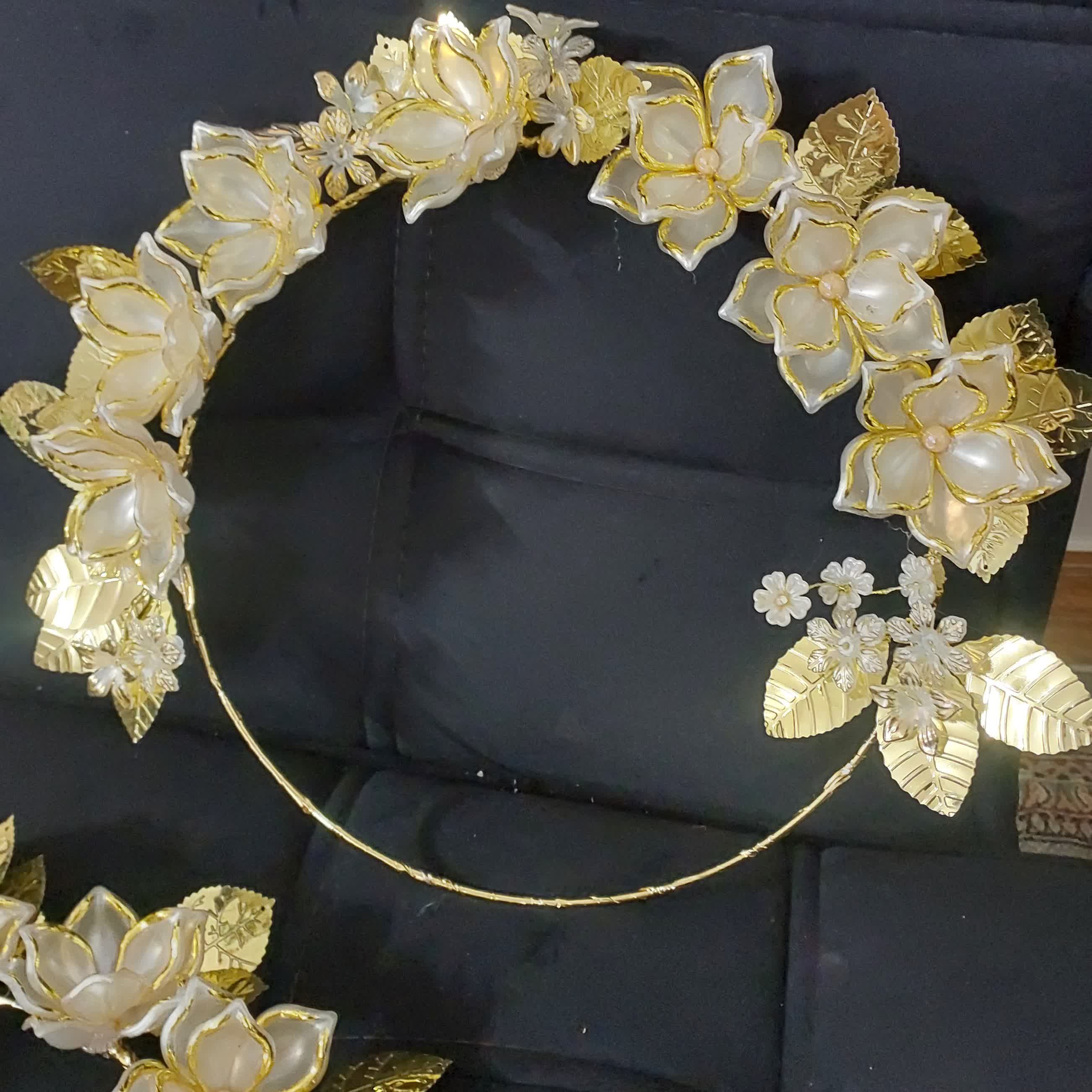 گلدان گل کریستال