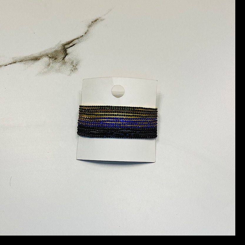 دستبند کشی نگین دار-دارای رنگبندی