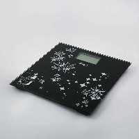 ترازو حمام طرح بزرگ مشکی