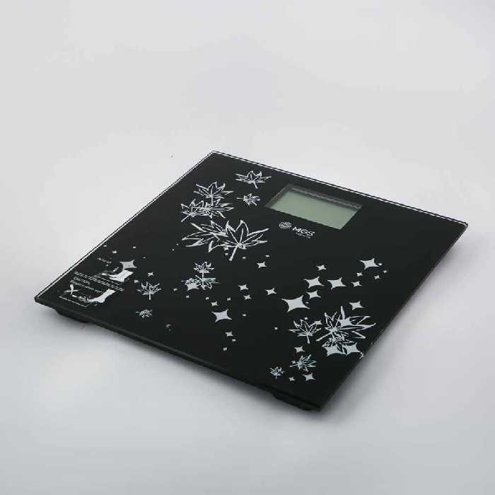 ترازو حمام طرح بزرگ مشکی