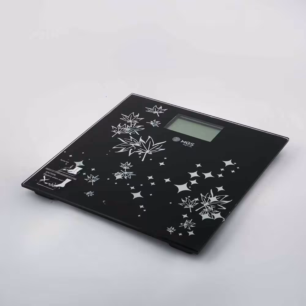 ترازو حمام طرح بزرگ مشکی