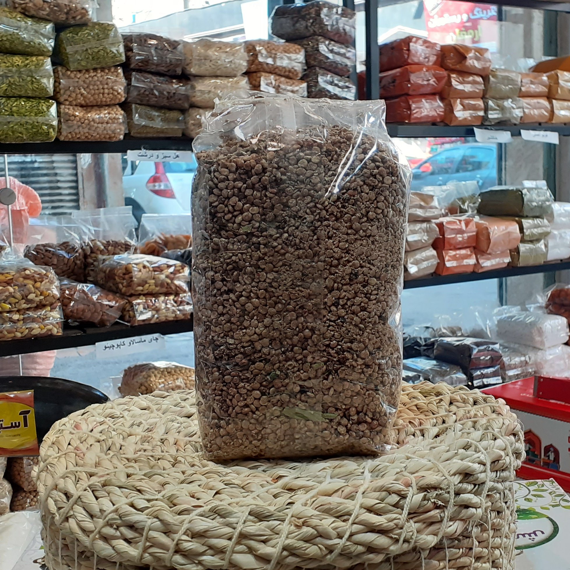 سماق قهوه ای نسابیده نیم کیلویی