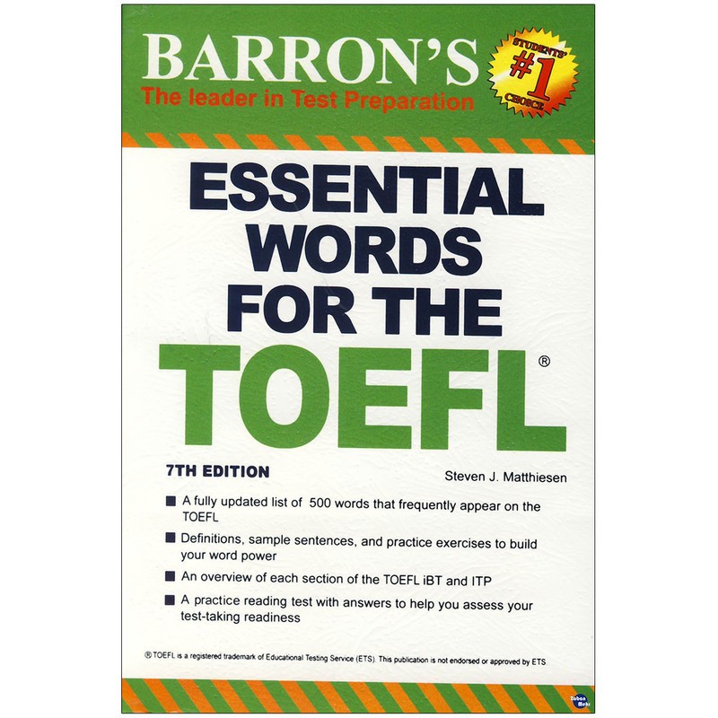 کتاب Essential Words for the TOEFL 7th
