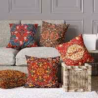 ست کوسن 5 تکه مخمل کد       44