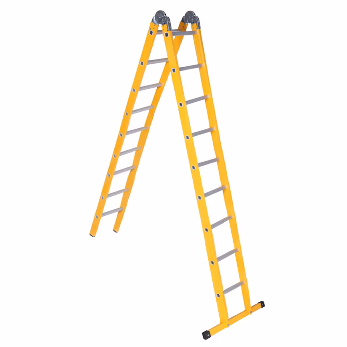 نردبان آلومینیومی مدل استرانگ دو تکه 18 پله (ارسال پس کرایه و به عهده مشتری)