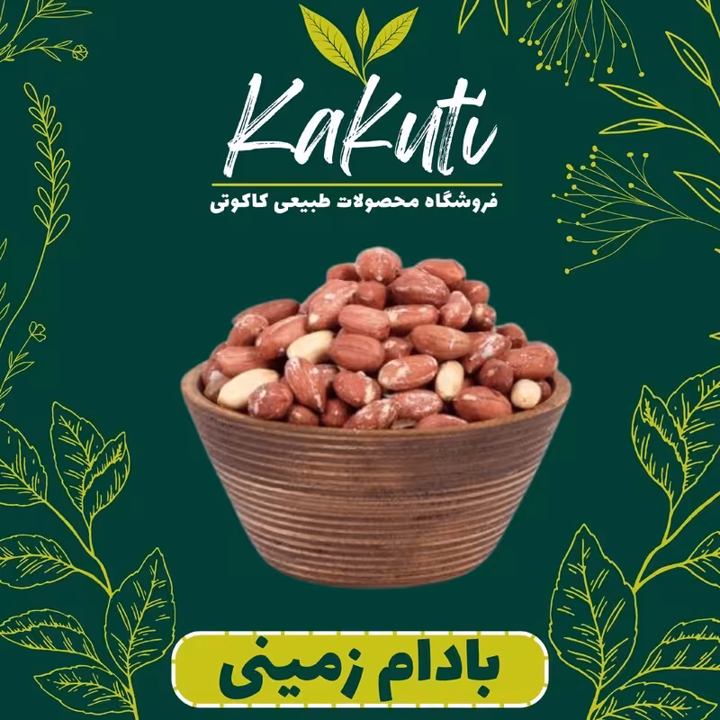 بادام زمینی میان سایز ممتاز(500 گرمی) فروشگاه کاکوتی