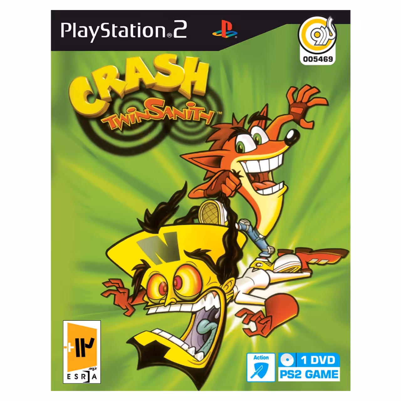 بازی Crash Twinsanity مخصوص PS2 نشر گردو