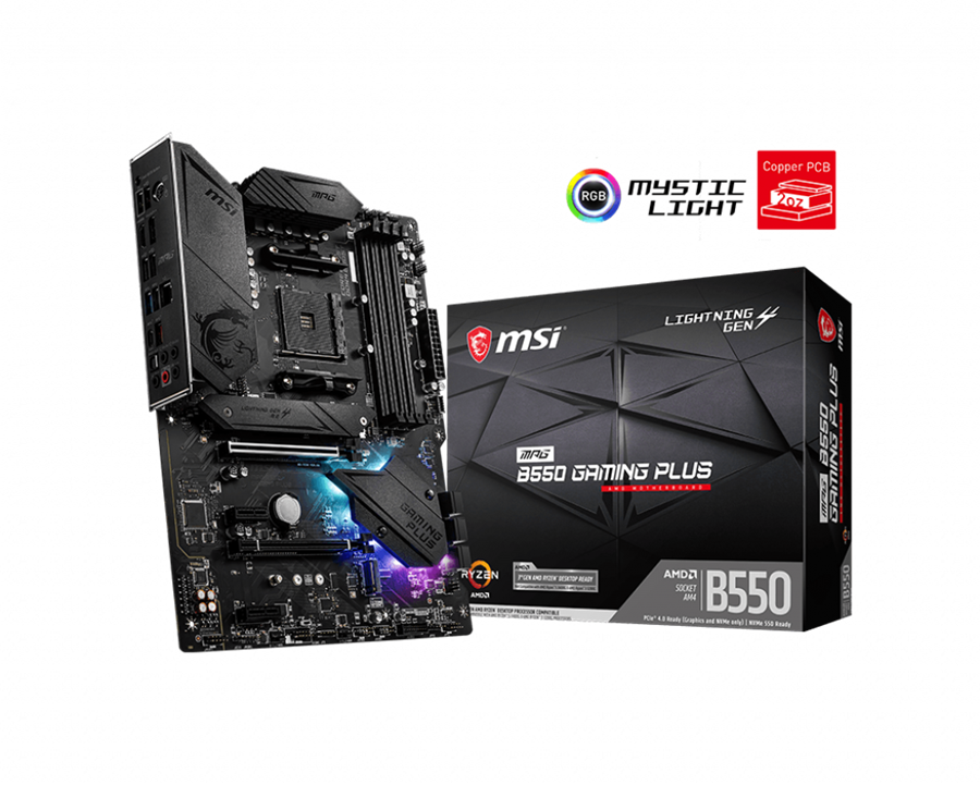 مادربرد ام اس آی مدل MPG B550 GAMING PLUS سوکت AM4