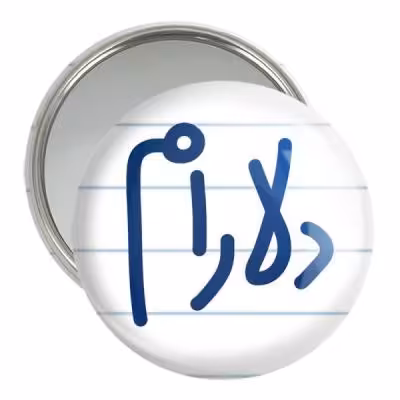 آینه جیبی خندالو مدل دلارام کد 8303