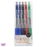 روان نویس ساراسا بسته 5 عددی ZEBRA JJB15-5PA