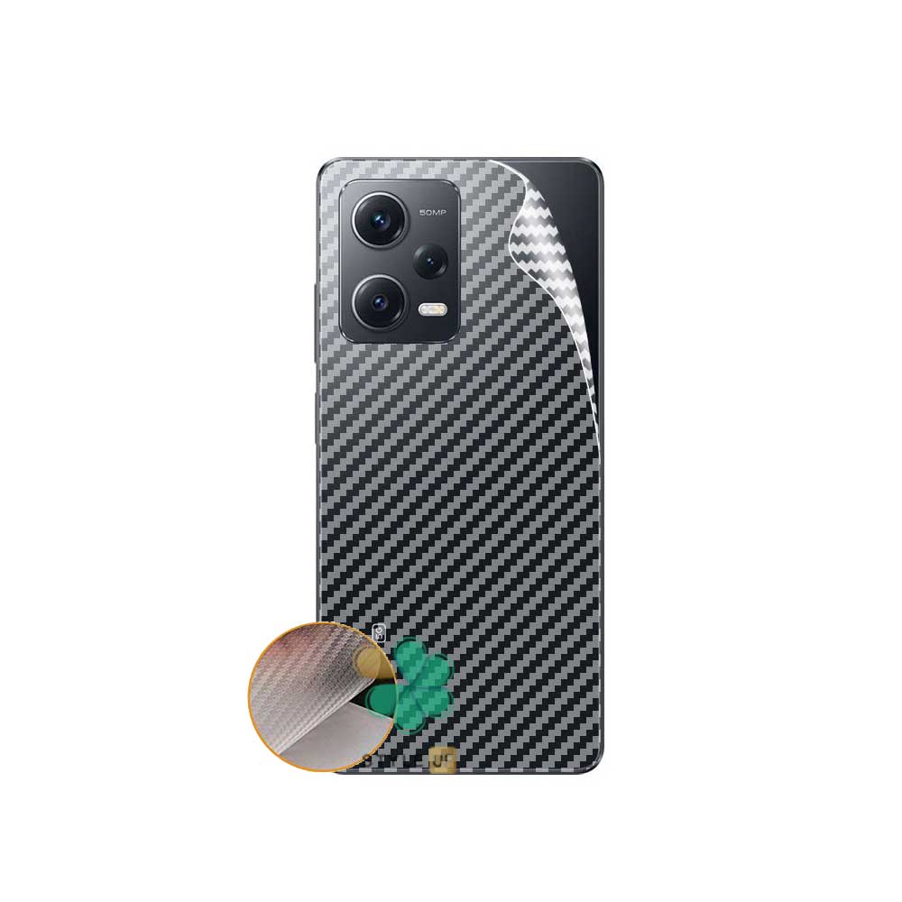 برچسب نانو پشت کربنی گوشی مناسب Xiaomi Redmi Note 12 Pro 5G