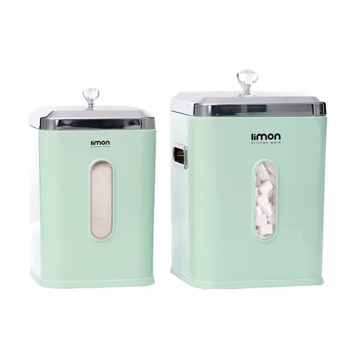 ست قندوشکر 4گوش (1616) (لیمون)