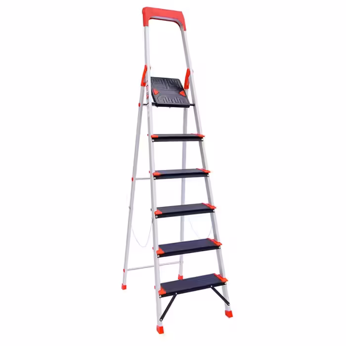 نردبان 6پله کلاسیک آلومینومی آلوم پارس پله (پس کرایه)