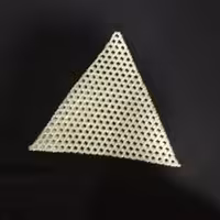 رومیزی طرح مثلث