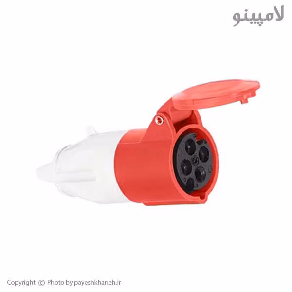 سوکت مادگی صنعتی 4 شاخه 32A سیار پارت الکتریک