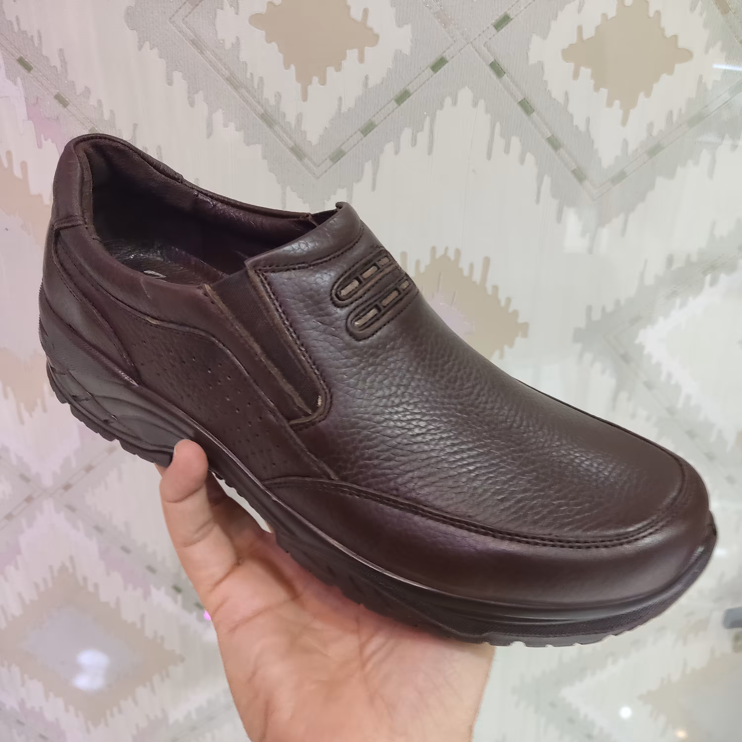 کفش چرم فرزین مدل فورکس