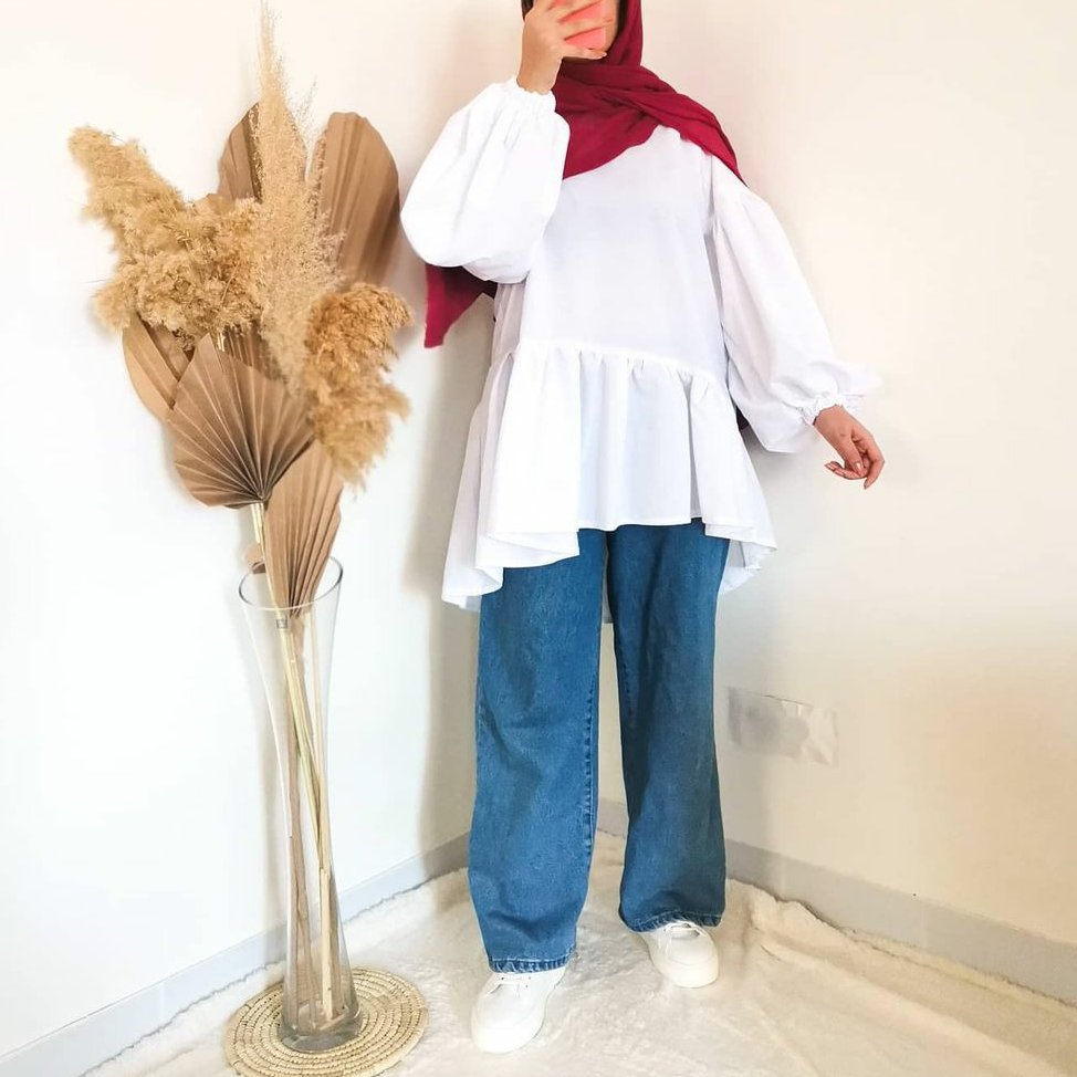 مانتو چین دار زیبا