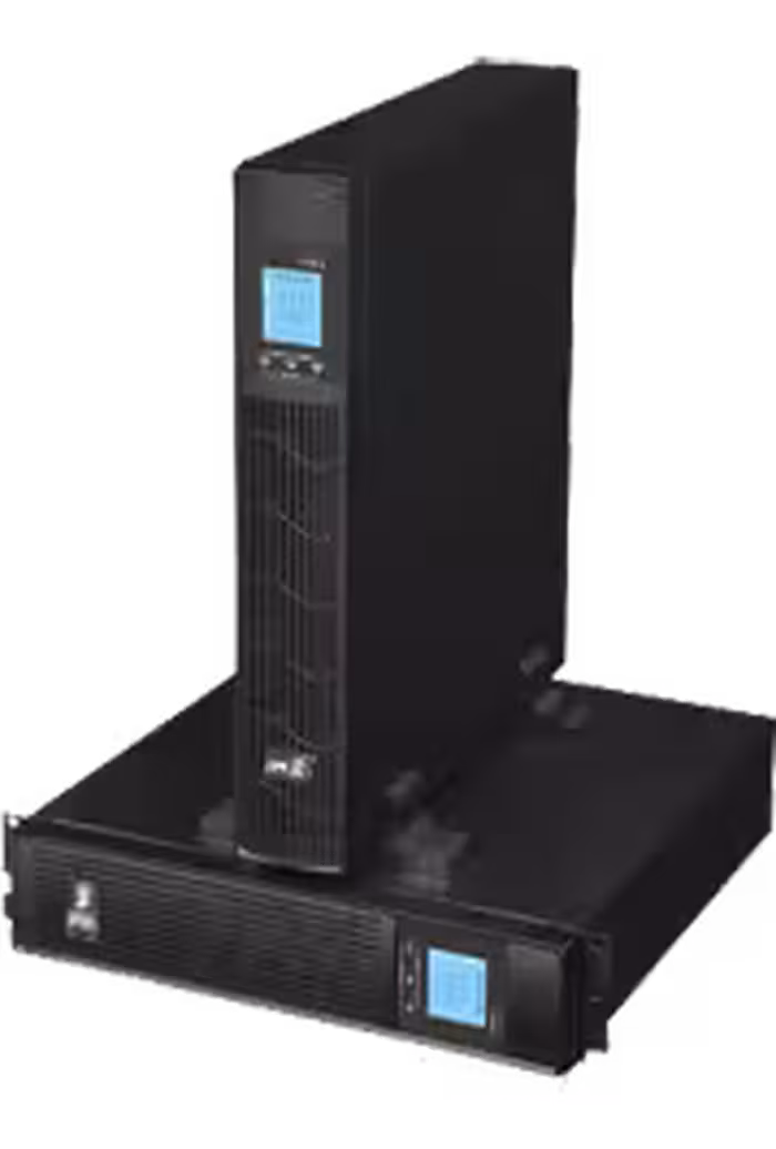 یو پی اس ایمن توان آنلاین Rack-Tower با ظرفیت 1 کیلو ولت آمپر