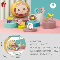 مجموعه جغجغه و دندانگیر 6 عددی Ibi