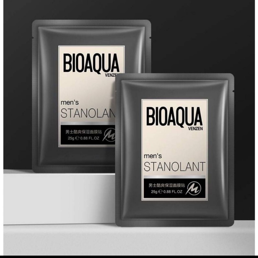 ماسک صورت ورقه ای آقایان مدل استانولات بیوآکوا