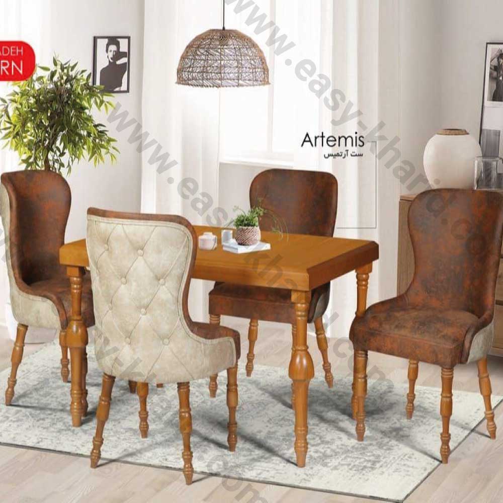 میز ناهارخوری 4 نفره مدل آرتمیس