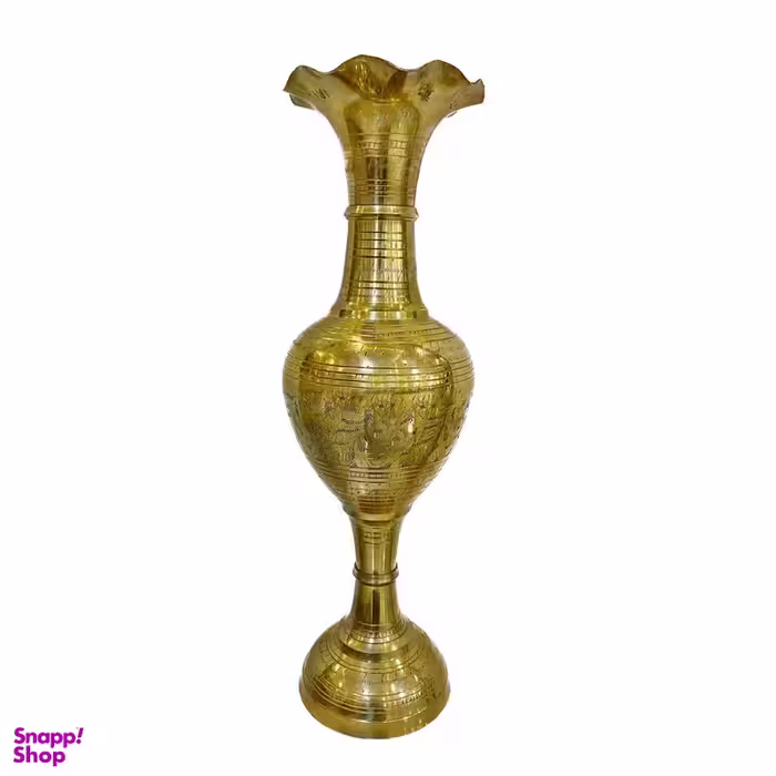 گلدان برنجی مدل قلم دست کد 1377