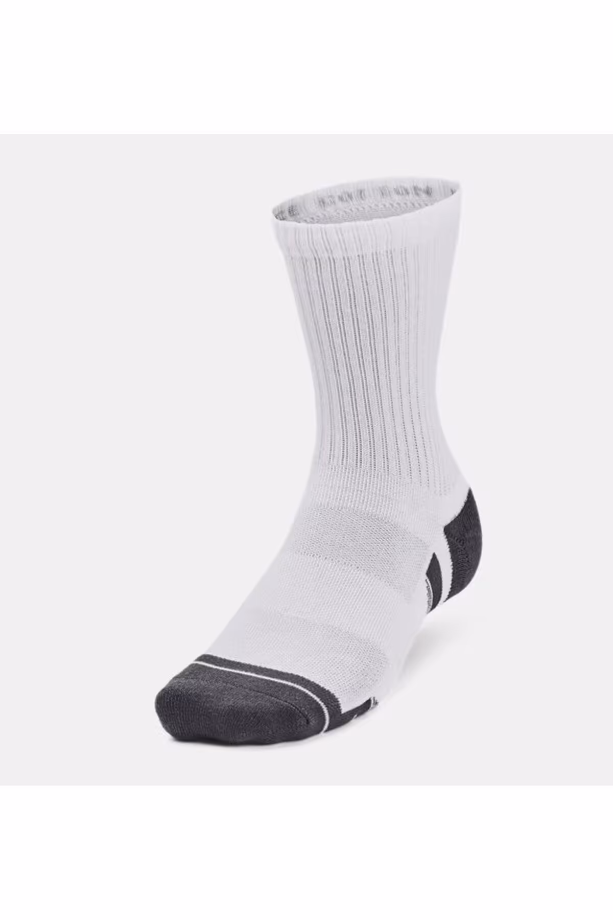 جوراب سفید مردانه و زنانه UA 3 قطعه میانه 100 Under Armour