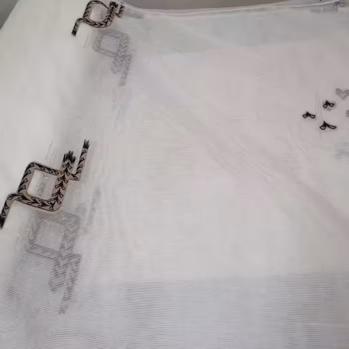 پارچه نیمه ارگانزا ترک تیخور ته طاقه قواره 8 متری با تخفیف زیاد