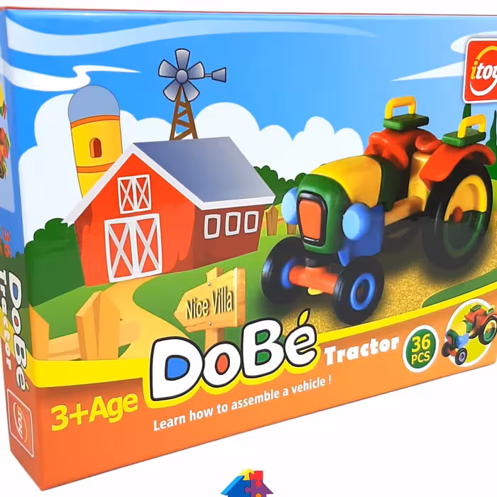 ساختنی دوبی طرح تراکتور
گروه سنی 3 سال به بالا
تراکتور دوبی