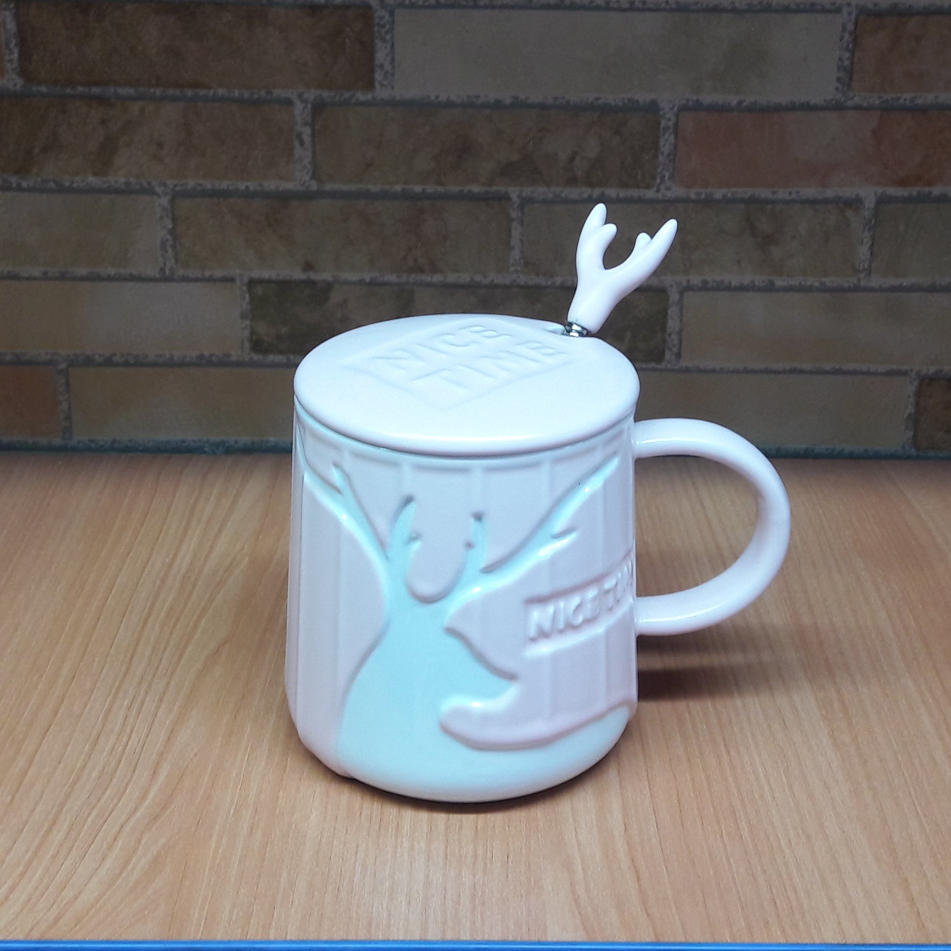 لیوان سرامیکی ماگ طرح گوزن 