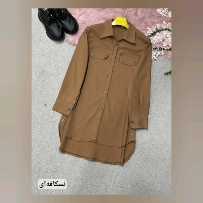 مانتو زنانه کتان کش مدل بغل دکمه فری سایز از 38 تا 46
