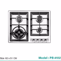 گاز چهار شعله 4102 استیل پرنیان استیل