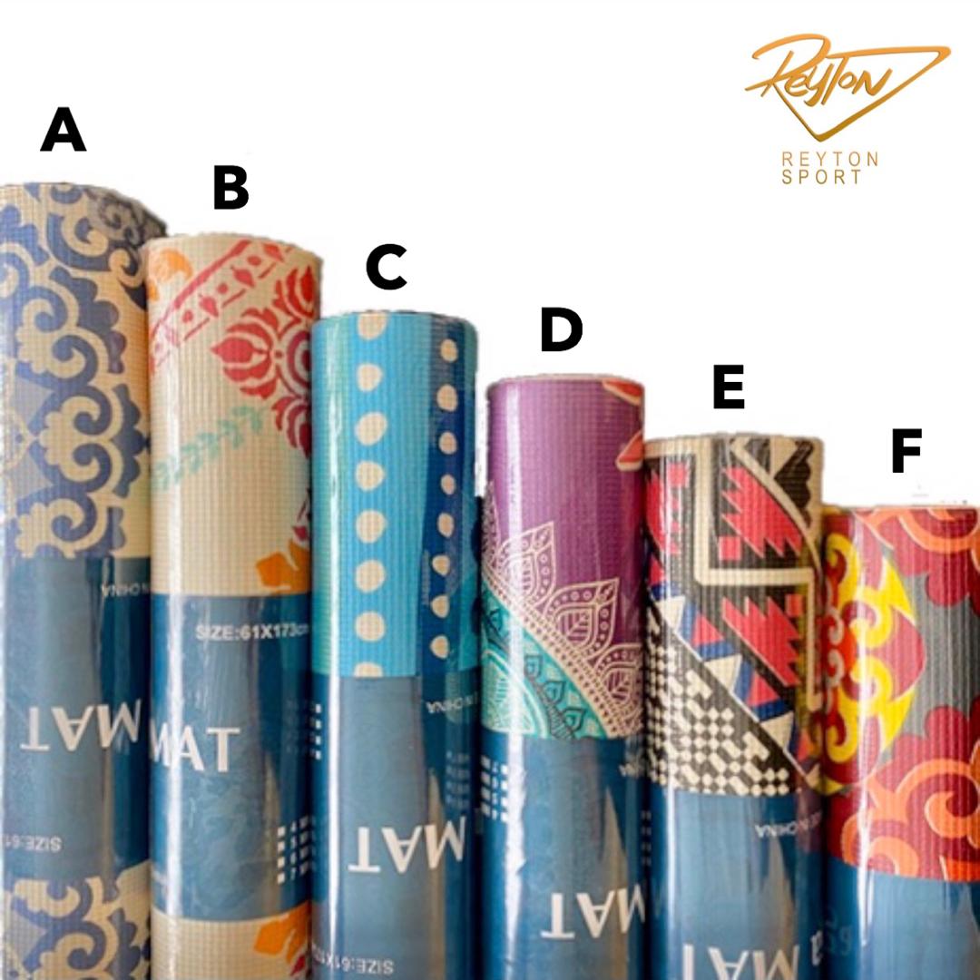 مت یوگا طرح دار