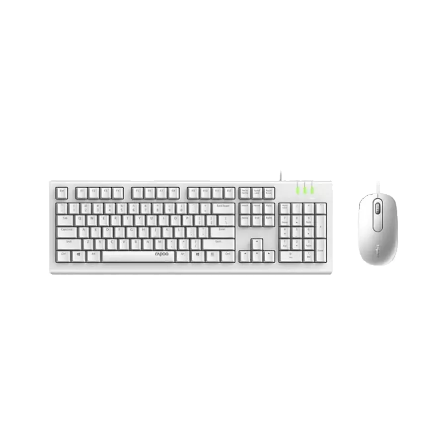 کیبورد و ماوس رپو X120Pro White مشخصات، آخرین قیمت و خرید