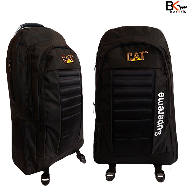 کوله مسافرتی و کوهنوردی و اربعینی برزنتی سه زیپه دسته سیم بکسلی CAT کد 2 