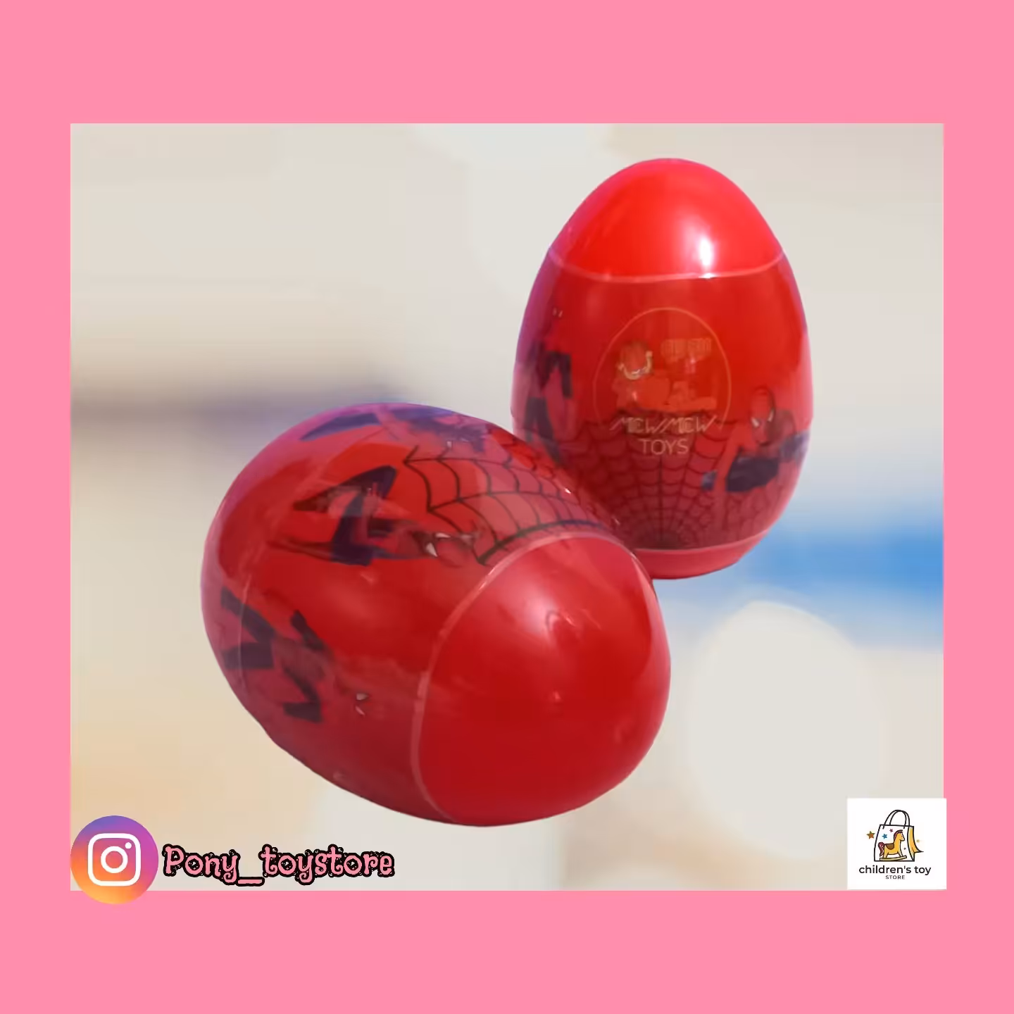 اسباب بازی تخم مرغ شانسی طرح اسپایدرمن
