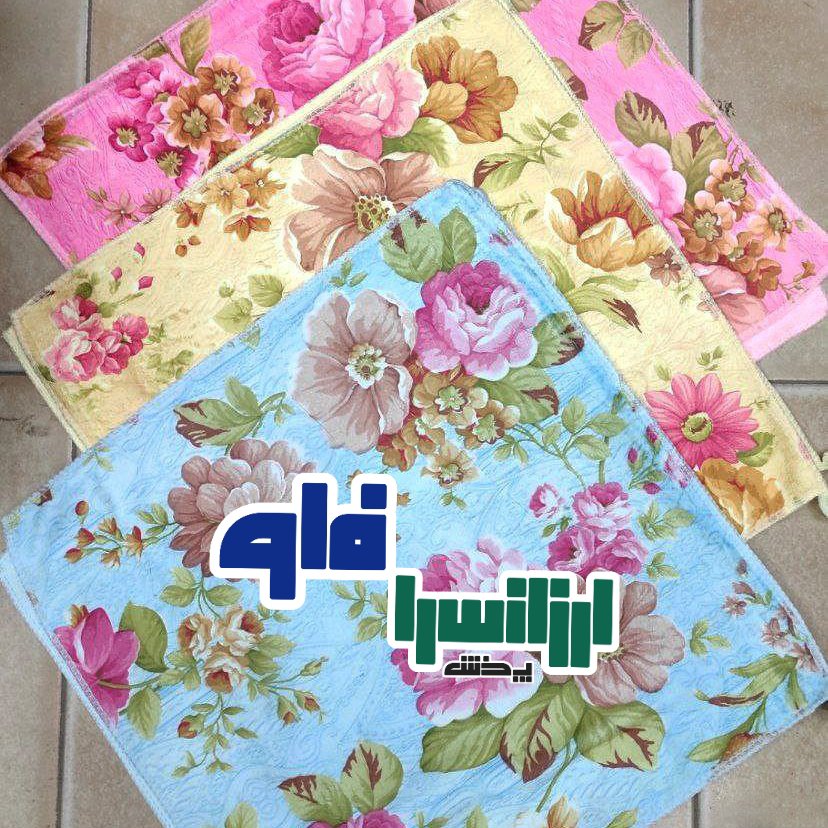 دستمال حوله ای گلدار
