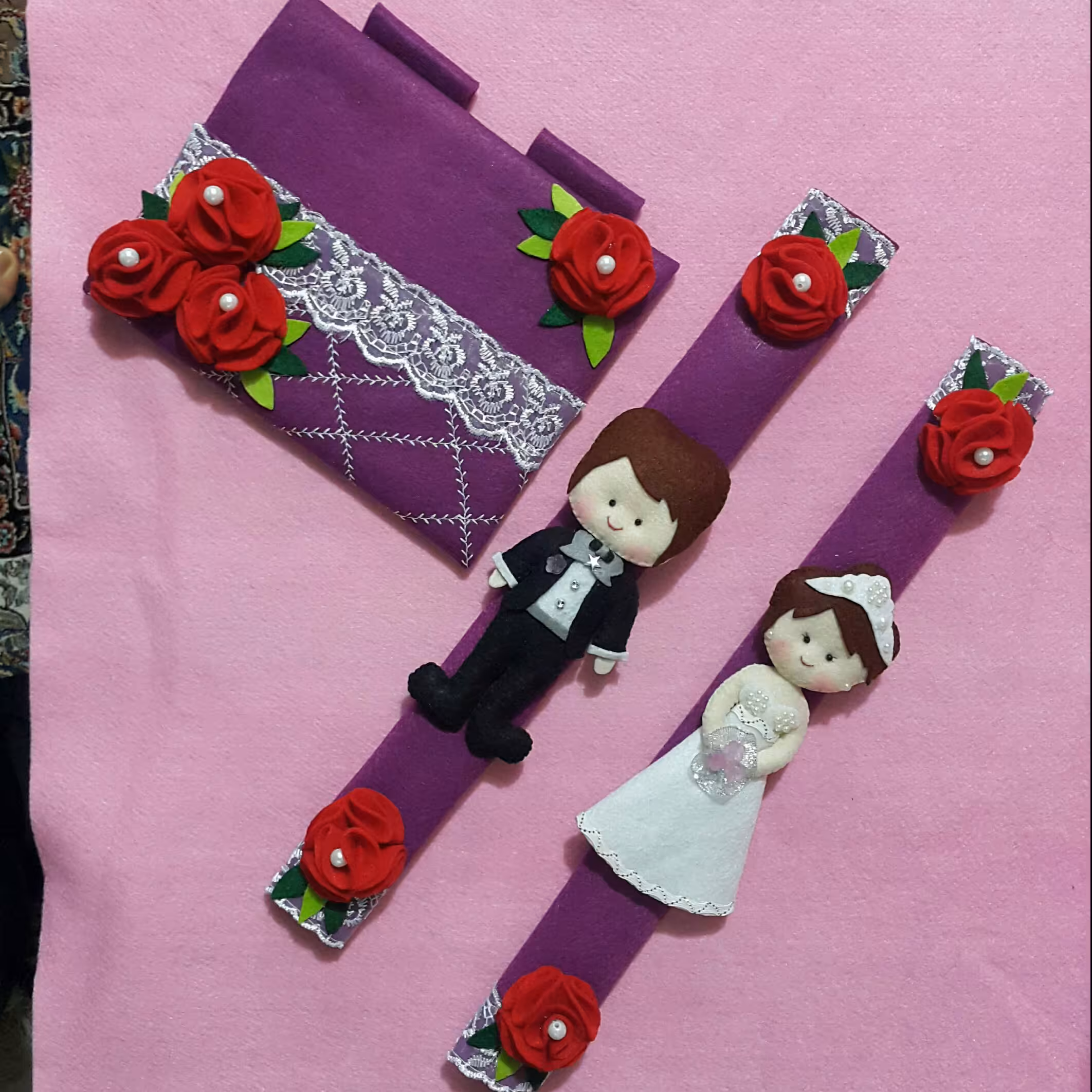 ست دستگیره یخچال به همراه دفترچه یادداشت