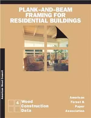 [PDF] دانلود کتاب Wcd4 - Plank-And-Beam Framing For Residential Duildings, 2003