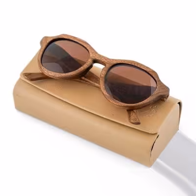 عینک چوبی طرح اذین