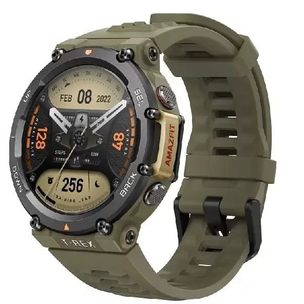 ساعت هوشمند اورجینال برند امیزفیت مدلAMAZFITE T-REX 2 (هندزفری لند)