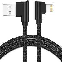 کابل CHOETECH چویتِک 90 درجه Lightning طول 1.2 متری مدل IP007 - Hiapple.ir