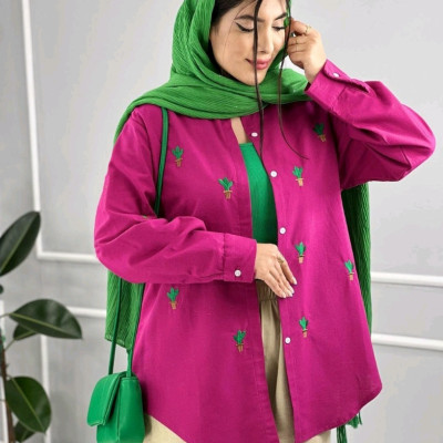 شومیز مانتویی کاکتوس