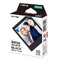کاغذ عکس فوجی فیلم مدل Instax Square Black بسته 10عددی