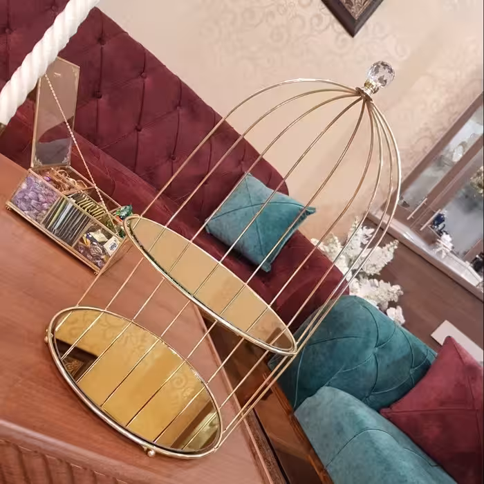 استند مزه قفس پذیرایی دو طبقه