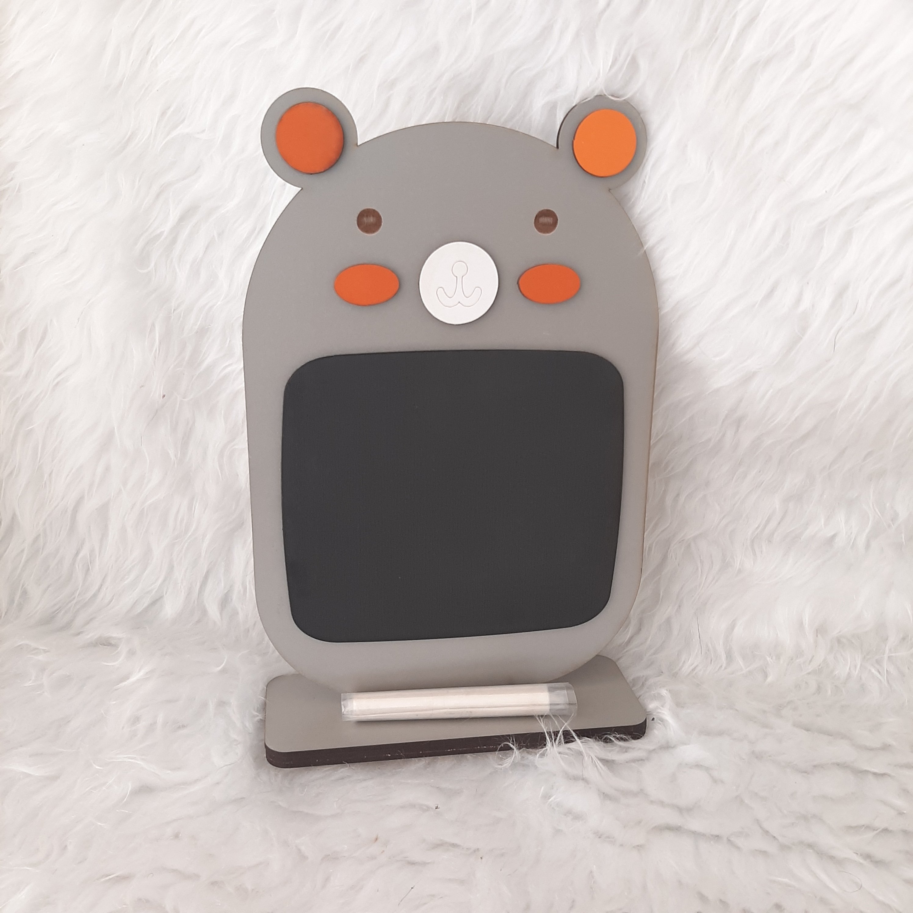 تخته سیاه موش رنگ طوسی