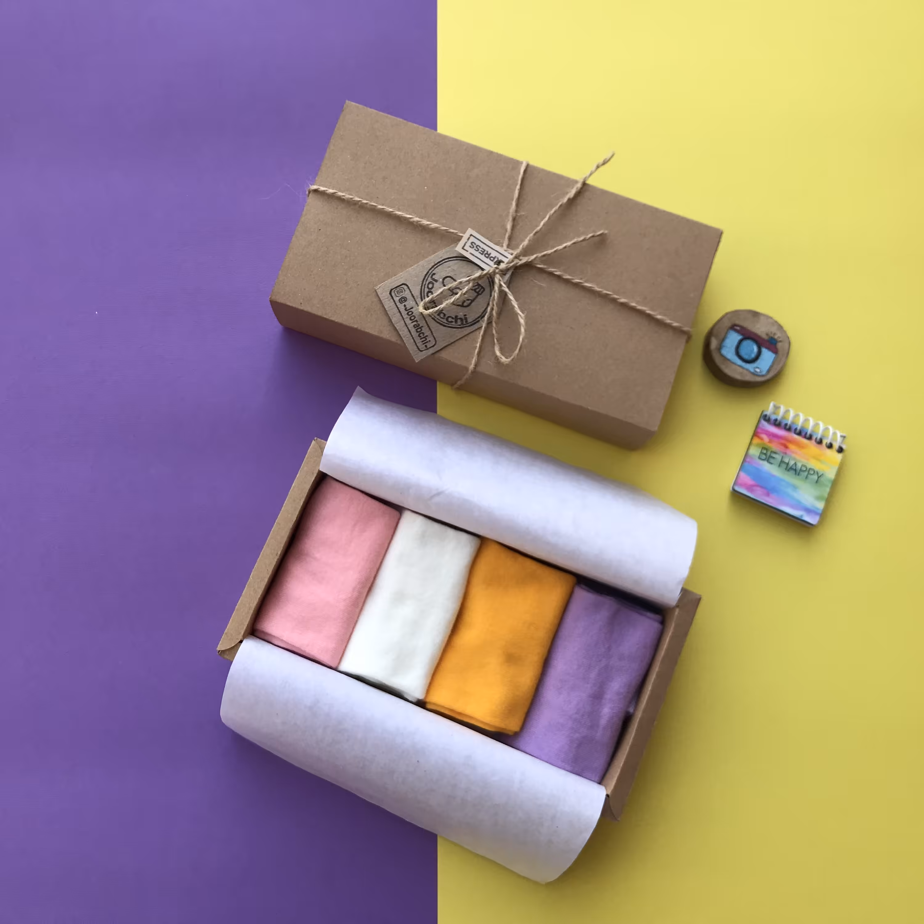 پک جوراب مدل پاستیل 4 عددی