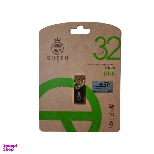 فلش مموری کویین تک (Queen Tech) مدل Link ظرفیت 32GB